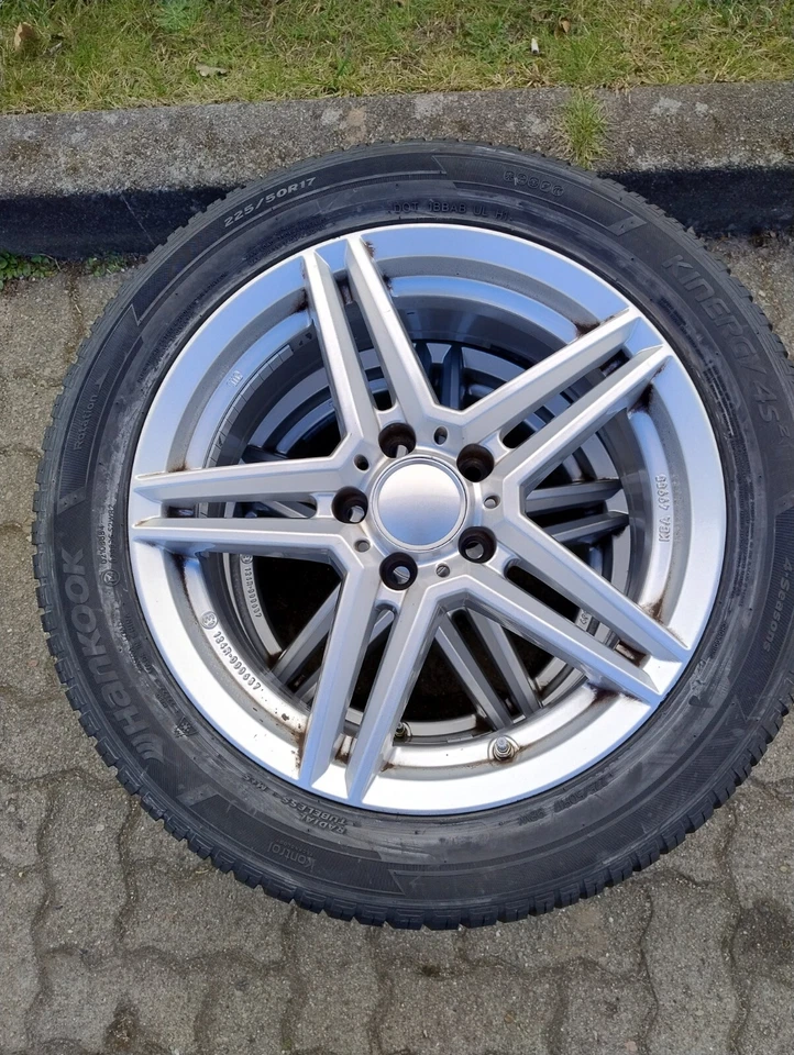 4x Ganzjahreskompletträder MB C-Klasse (W205) auf 17 Zoll Rial Alufelgen - Bild 4 von 4