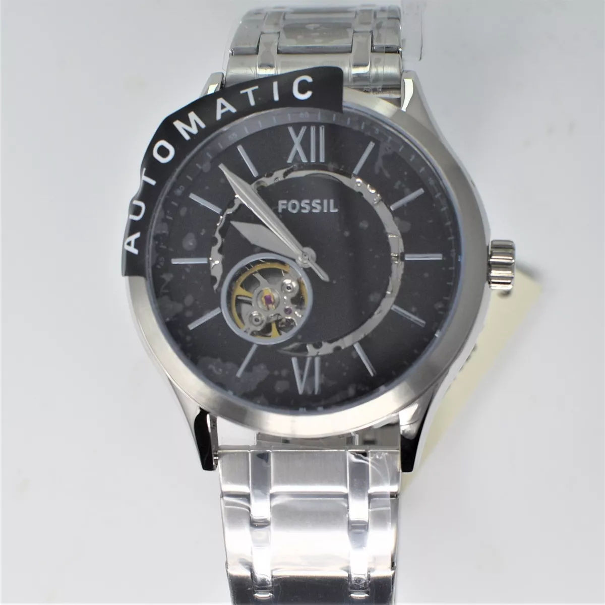 Fossil automatic transparent watch top