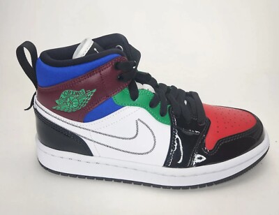 Nike Air Jordan 1 Mid SE Black White University Red DB5454-001 Women's Size 5 | eBay UK