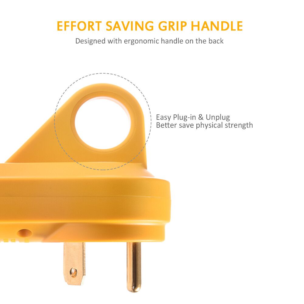 125 250V 50Amp Heavy Duty RV Female Replacement Receptacle Plug With E - Foto 6