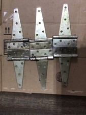  6 8 x 4.5 inch Zinc plated strap hinges