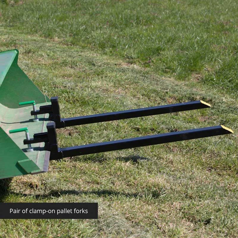 Horquillas de palets con abrazadera de 60" de alta resistencia Titan Attachments, longitud de horquilla de 46" x 3" Foto 2 de 4