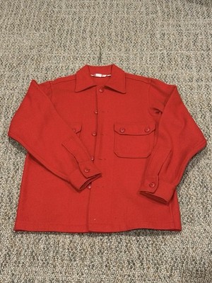Vintage 1970s Boy Scout Wool Jacket, Size 38.