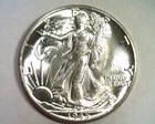 1945 WALKING LIBERTY HALF CHOICE UNCIRCULATED CH. UNC. NICE ORIGINAL COIN