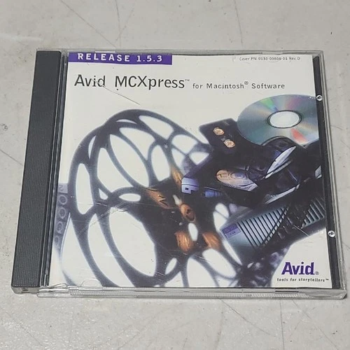 AVID MCXpress Release 1.5.3 for Mac / Macintosh Software CD-Rom