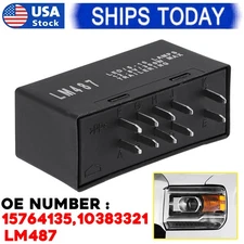 LM487 LED Flasher Relay 10PIN For 2003-2006 Chevy GMC Turn Signal Hazard Warning