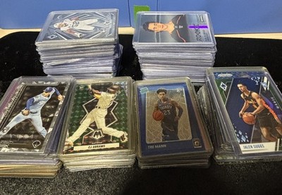 200 NBA NFL MLB NHL Inserts Rookies Lot Refractors Die-Cut etc various years