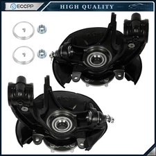 2 Front Wheel Hub Bearing Knuckles Assembly For Honda Accord 2013 2014 2015 2016