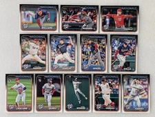 2024 Topps Update Nationals Lot - Rookie RC US5 US137 US143 US267, Cavalli US126