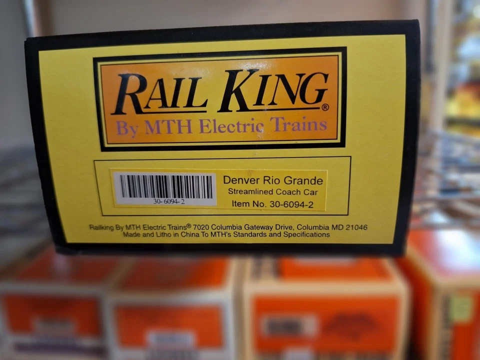 NEW in the box, MTH Rail King O27 7 Car Passenger Set 30-6094, 6095, 6140 - Image 4 of 4