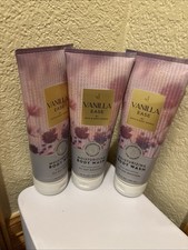 3PK Bath Body Works Vanilla Ease Moisturizing Body Wash 10oz