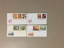 Four Caribbean Is fdc-two sets