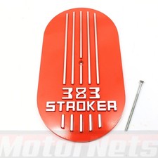 Sbc Air Cleaner 15 Finned Oval Top Raised 383 Stroker Orange Aluminum Hot Rod Sbc Air Cleaner 15 Finned Oval Top Raised 383 Stroker Orange Aluminum Hot Rod