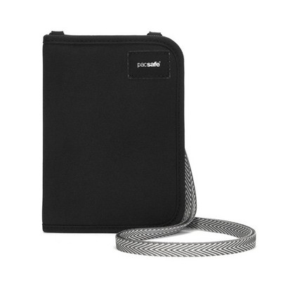 Pacsafe V150 Document Bag Compact Organizer Anti Theft RFID Blocking Black