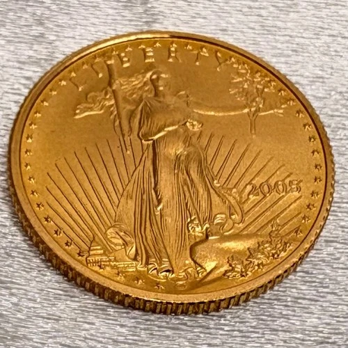 2005 US 1/10oz 22K (.9167 Fine) Gold American Eagle Coin [WA]