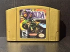 Legend of Zelda: Majora's Mask Gold Holographic Cover (Nintendo 64, 2000)