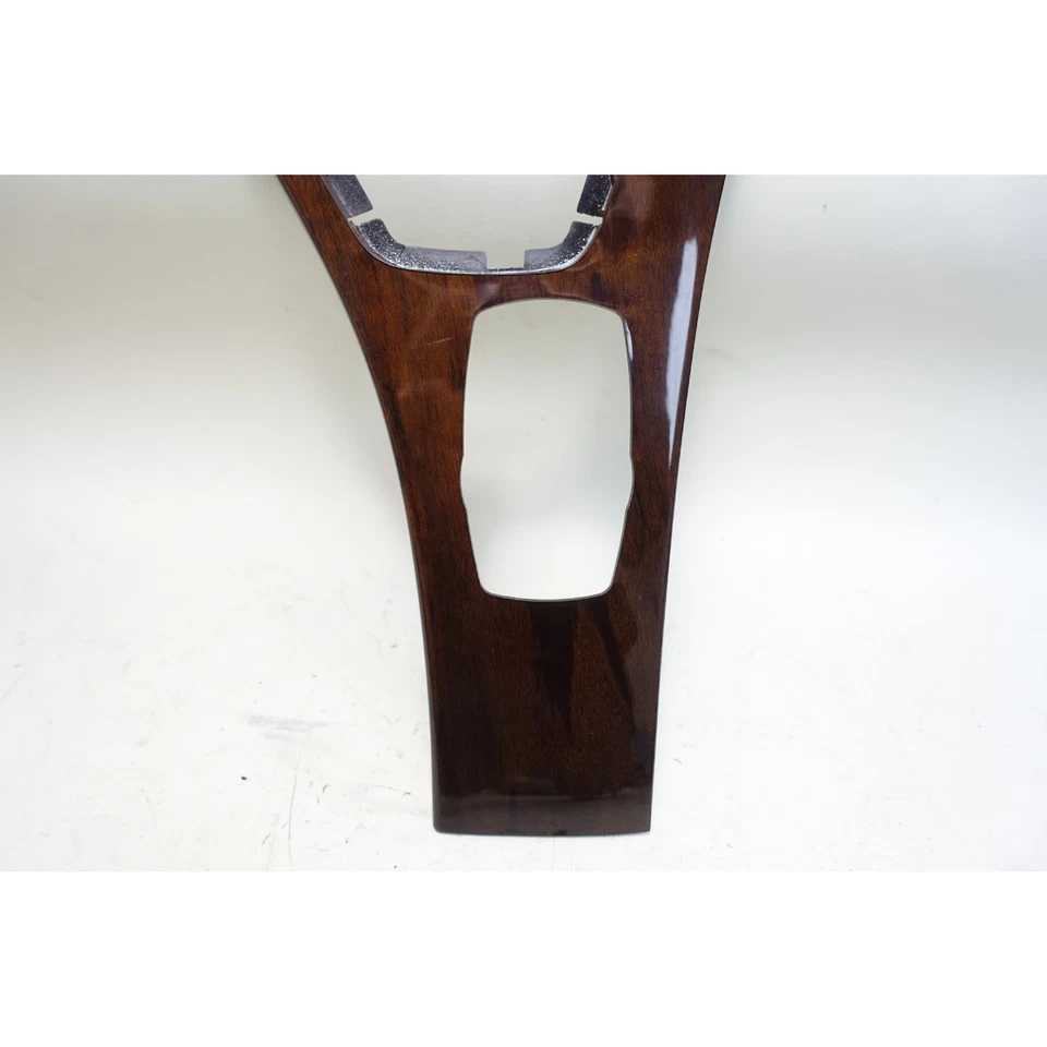 09-12 BMW E90 Serie 3 Consola Central Delantera Cubierta Madera Raíz Nogal Foto 4 de 4