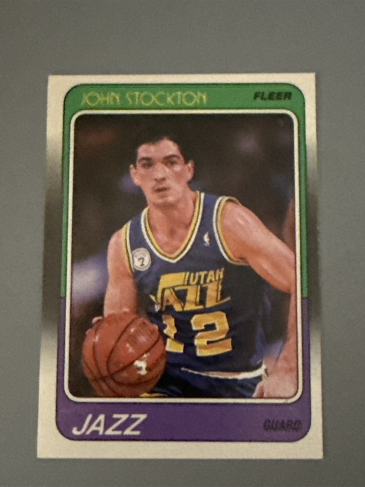 1988 Fleer John Stockton RC #115 Utah Jazz