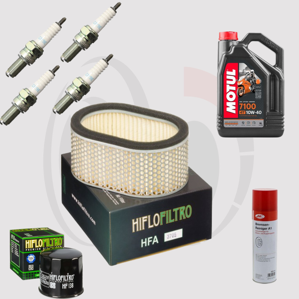 Kit Vidange SUZUKI GSX-R 600 1997-2000 avec Huile MOTUL 7100 10w40 et Filtre