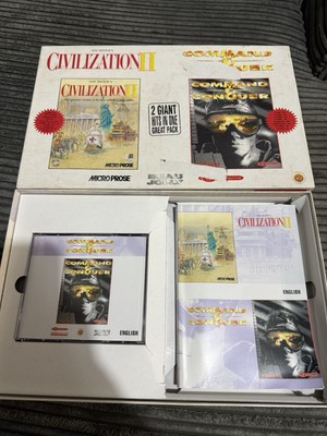 Command & Conquer / Civilization 2 (PC 1997) - Big Box Edition
