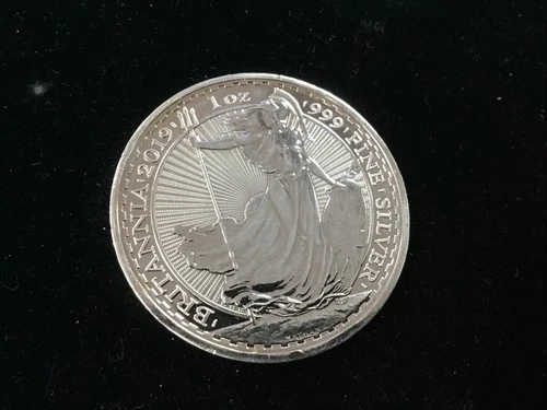 2019 Silver Britannia 1 oz — photo from the most recent tracked eBay sale