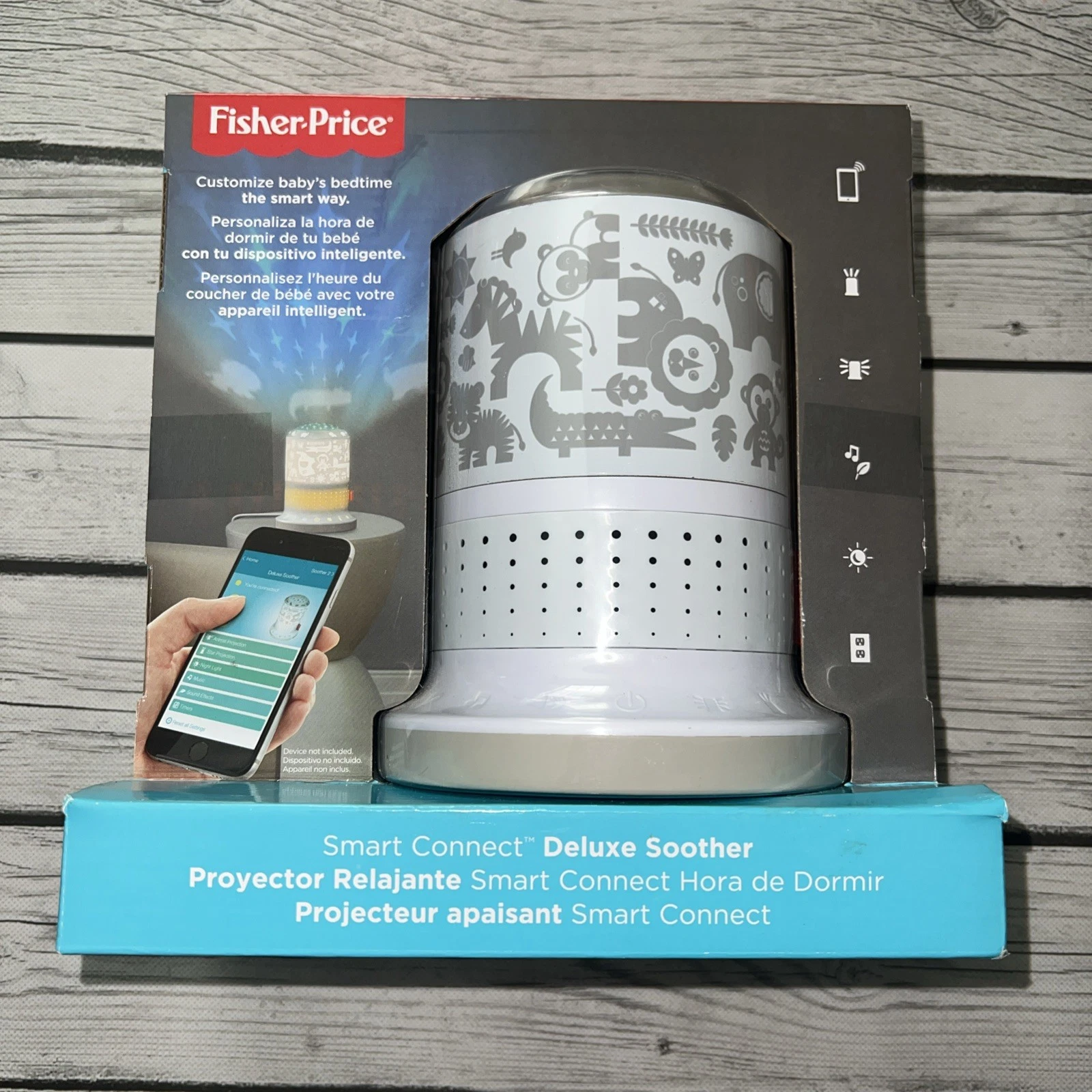 Fisher-Price DYW47 Deluxe Soother Smart Connect - New In Box