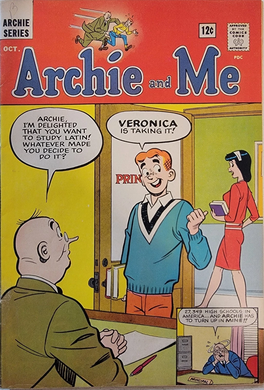 Archie and Me #1 FN/VF シルバーエイジ アーチーコミックス 1964 ハイグレード - 画像1/11