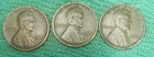 Lincoln Wheat Small Cent BN Circulated 1927,1928,1929 US One Cent Coins Lot