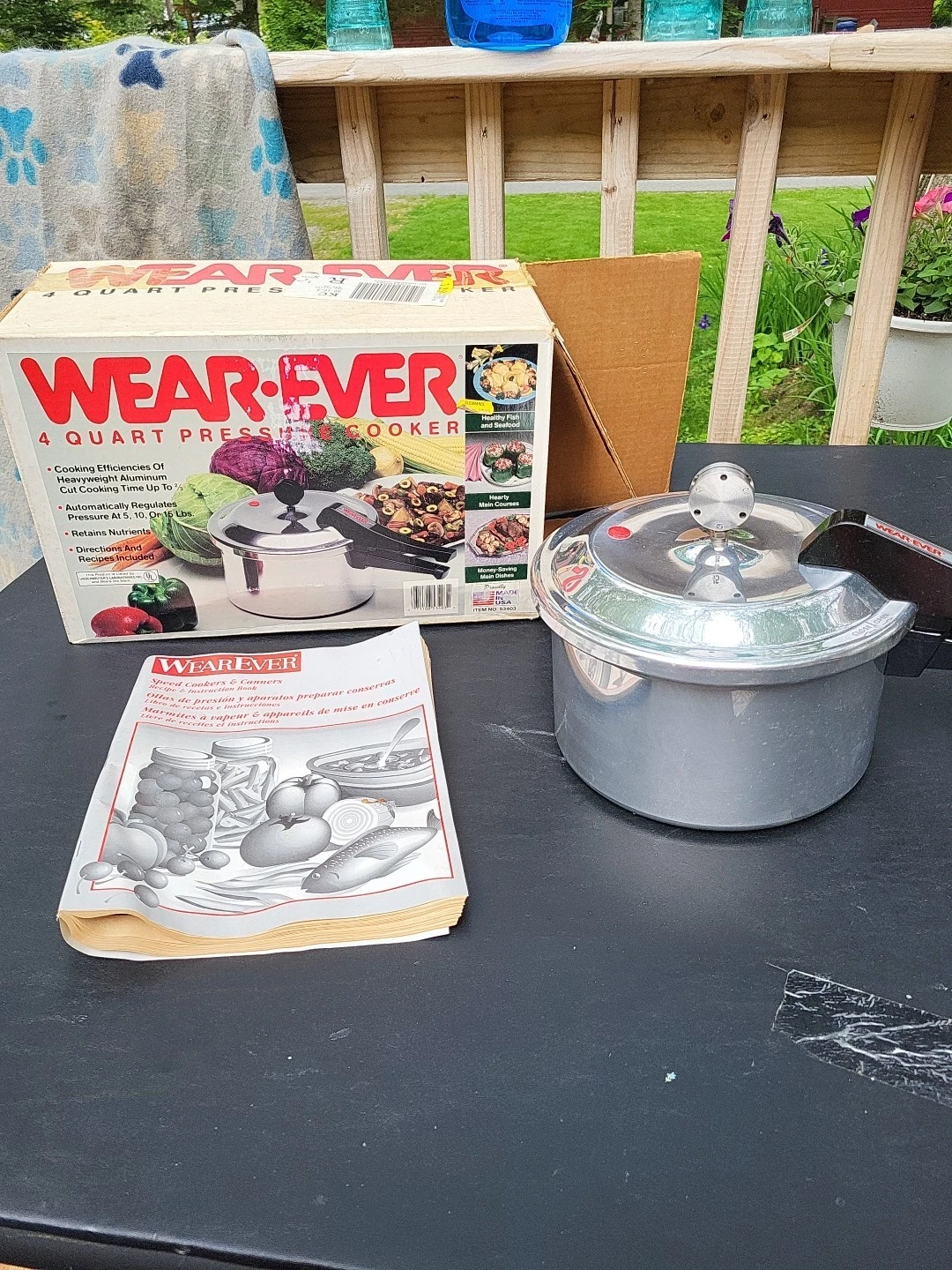 Pressure Cooker Wear-Ever 534-03 4 Quart Made In The USA New Open Box