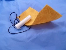 Yellow Clarinet Cleaning Felt bore Swab cloth & Cork Grease Soprano Bb(flat)