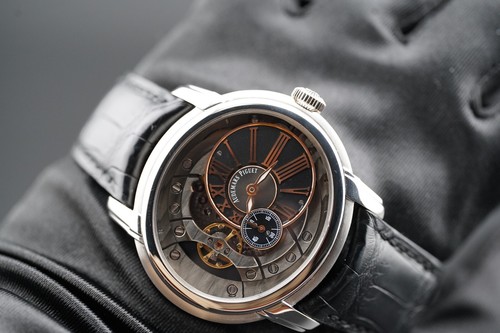 Audemars Piguet Millenary SKELETON 47mmX43mm 15350ST Stainless Steel B/P -(2017) - Picture 15 of 16