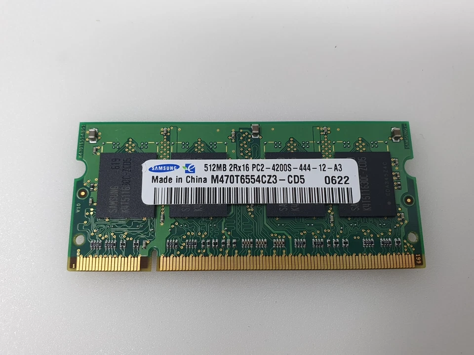 Dell Inspiron 1300 PP21L Memory RAM 512MB PC2-4200S Samsung M470T6554CZ3-CD5 - Image 4 of 4