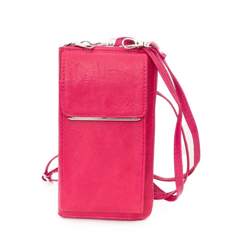 Borsa da donna per cellulare borsa a tracolla borsa a tracolla con scomparti per carte portafoglio - Foto 3 di 13