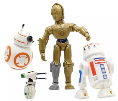 Disney Store Star Wars C-3PO BB-8 R5-D4 D-O 4 Droid Action Figure