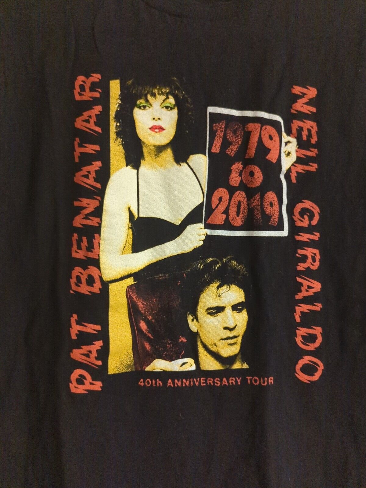 Rare Pat Benatar Small 40 Anniversary tour Shirt … - image 2