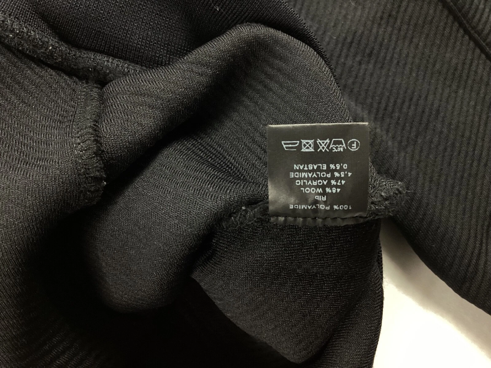 LOUIS VUITTON（LV） Louis Vuitton Uniforme Bomber Giacca Nero A Costine Cropped Spalline Grande