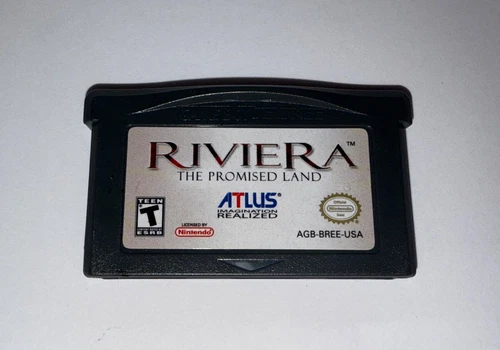 Riviera: The Promised Land (Nintendo Game Boy Advance GBA) Tested Authentic