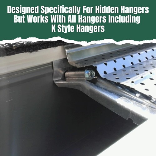 Premium Aluminum Gutter Guard - 6 Inch, Rust Proof, 13 Piece Set Made in USA - Picture 6 of 11