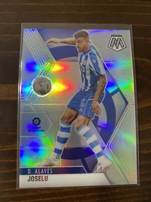 2020-21 Panini Mosaic La Liga Joselu #66 Deportivo Alaves Silver Prizm SP