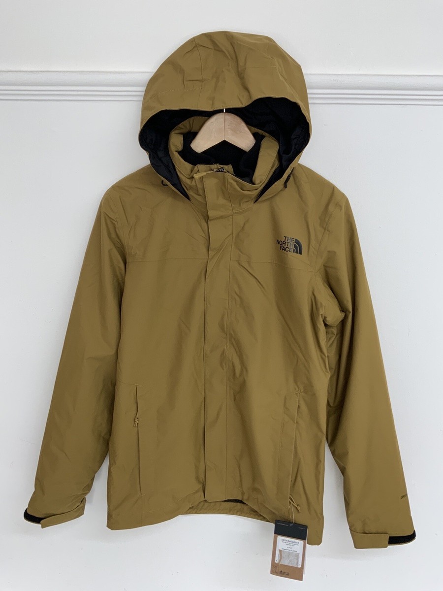 North Face NEW Triclimate Mens In Coat, Jacket Size XS, Khaki Beige  Black