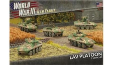 Team Yankee TUBX16 LAV Platoon (5 Vehicles) Plastic Gaming Miniatures