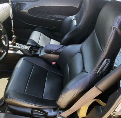 FOR 1992-1996 HONDA PRELUDE IGGEE S.LEATHER CUSTOM FIT SEAT COVERS 13 COLORS