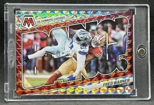 Fred Warner RARE SILVER  MOSAIC REFRACTOR INVESTMENT CARD SSP PANINI 49ERS MINT