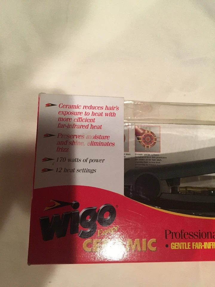 Plancha de cerámica Wigo - 2-1/4" (WG5307) profesional Foto 3 de 4