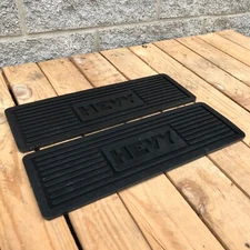 Universal Van/Truck Step Mats Front 2 Piece - Hevy BigRig Beef - Floor Mat Tread