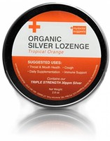 Silver Lozenges - Organic Cough Drops - Tropical Orange Silver Lozenges - Organic Cough Drops - Tropical Orange
