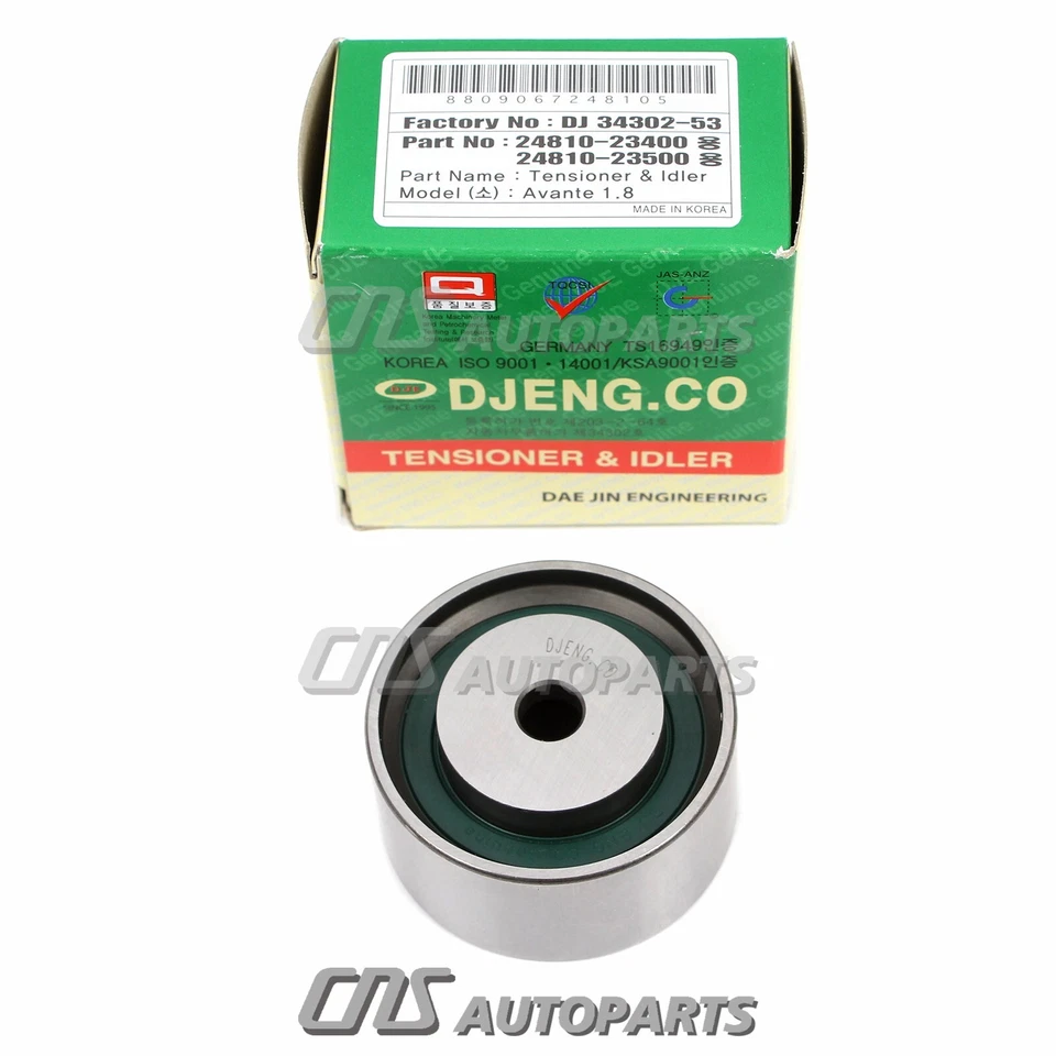 "Gates" Timing Belt Kit Water Pump for 05-12 Elantra Tiburon Tucson Soul Spectra Foto 3 de 4