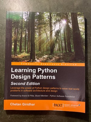 Learning Python Design Patterns  by Chetan Giridhar (Trade Paperback)