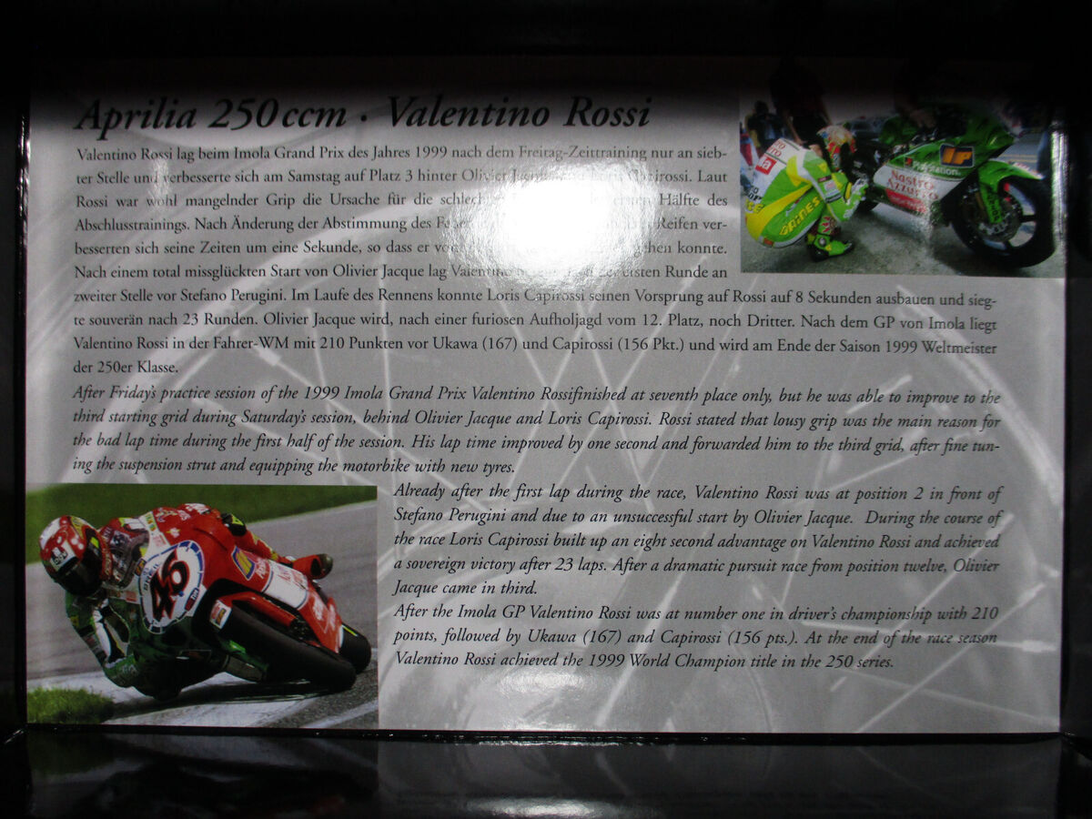 MINICHAMPS Valentino Rossi Aprilia 250 IMOLA 1999 for sale MINICHAMPS Valentino Rossi Aprilia 250 IMOLA 1999 for sale