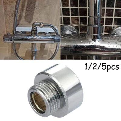 BSP Threaded Reducer 3/4 Female To 1/2 Male Shower Hose Head Tap Adaptor-Tool - Image 1 of 3
